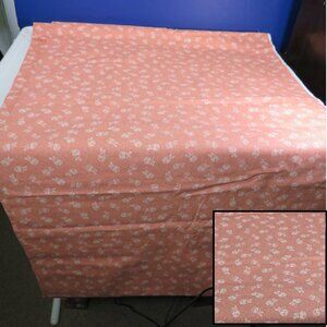 Warm Peach with Roses FABRIC 3 3/4 yards x 44" wide  100% cotton